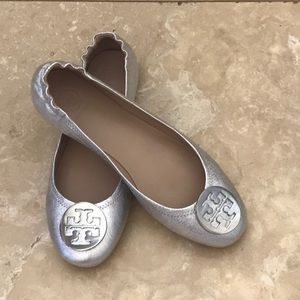 tory burch minnie silver
